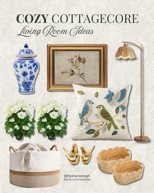 cozy cottagecore collage decor ideas from amazon 